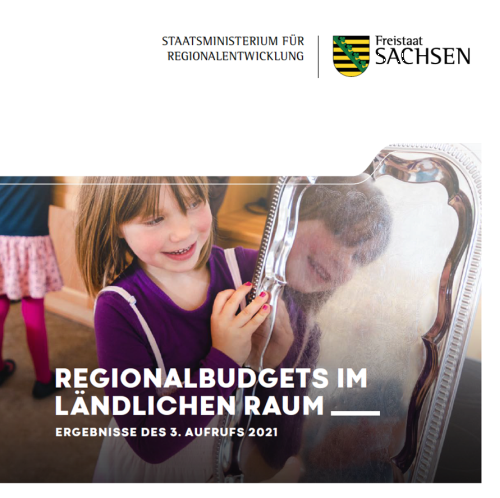 Ansicht der Broschüre "Regionalbudget im ländlichen Raum" 2021